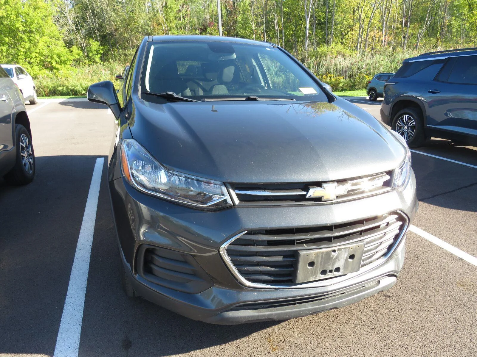 Used 2020 NIGHTFALL GRAY METALLIC Chevrolet LS image 4