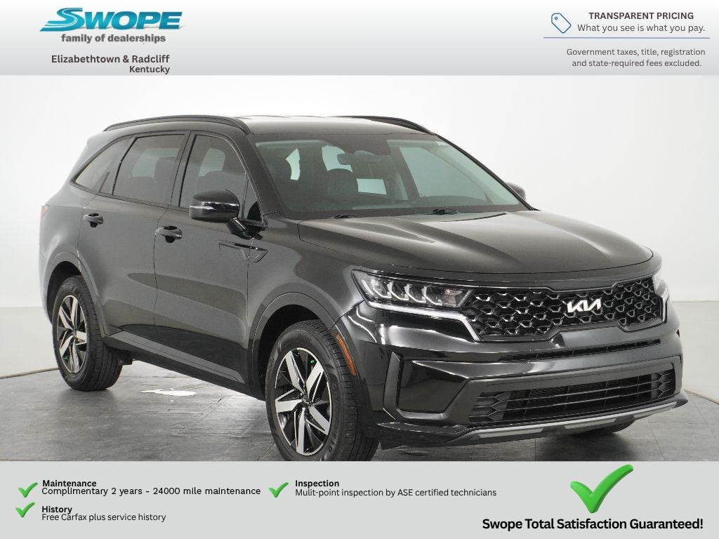 Used 2022 EBONY BLACK Kia S image 1