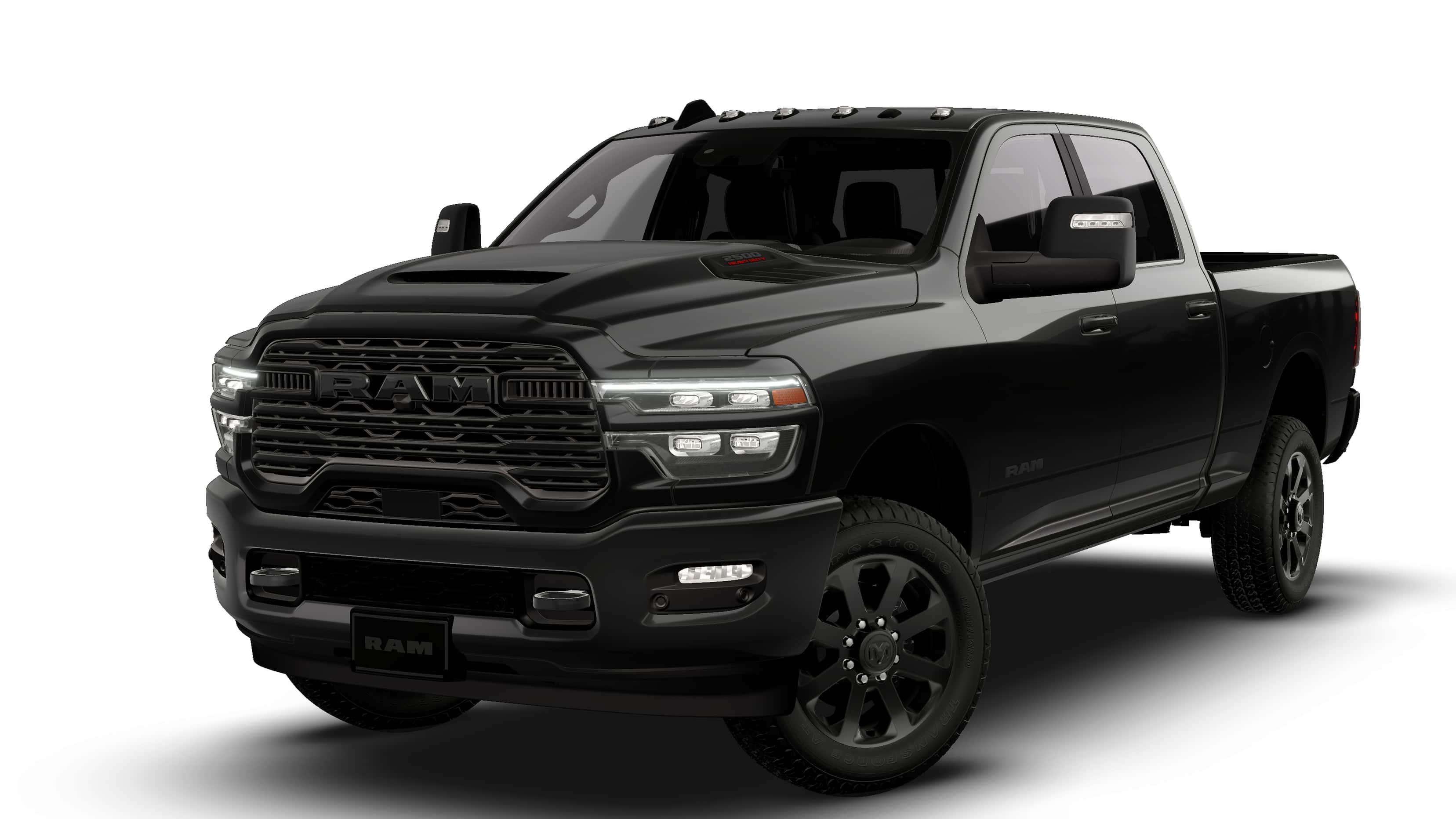 New 2026 Diamond Black Crystal Pearl-Coat Exterior Paint RAM LARAMIE image 1