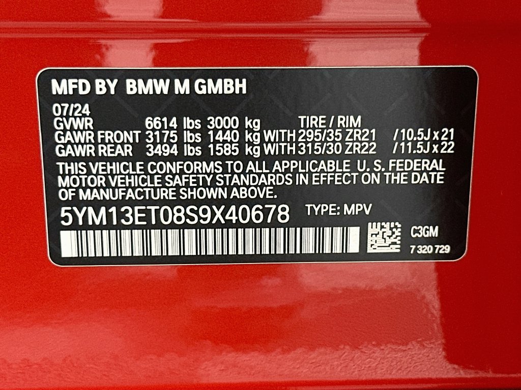 Certified Used 2025 Toronto Red Metallic BMW Competition image 33
