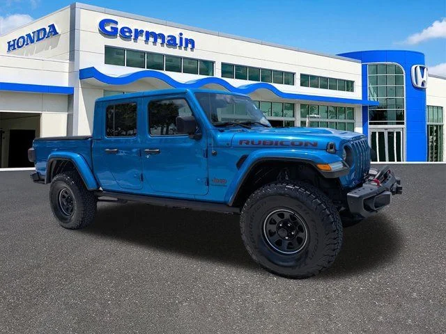 Used 2020 Hydro Blue Pearlcoat Jeep Rubicon image 3