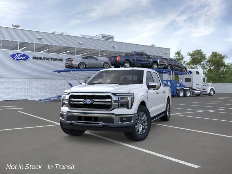 New 2026 Star White Metallic Tri-Coat Ford Lariat® image 2