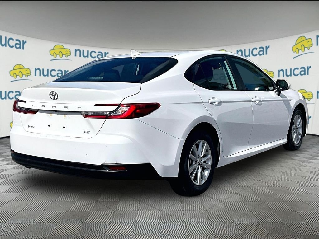 Used 2025 White Toyota LE image 6