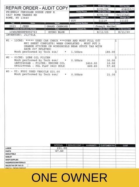 Used 2023 Blue Jeep Overland image 3
