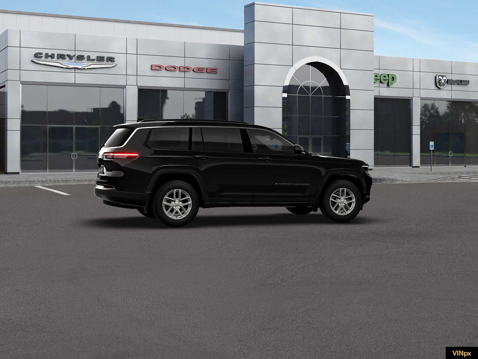 New 2026 Diamond Black Crystal Pearlcoat Jeep Laredo X image 15