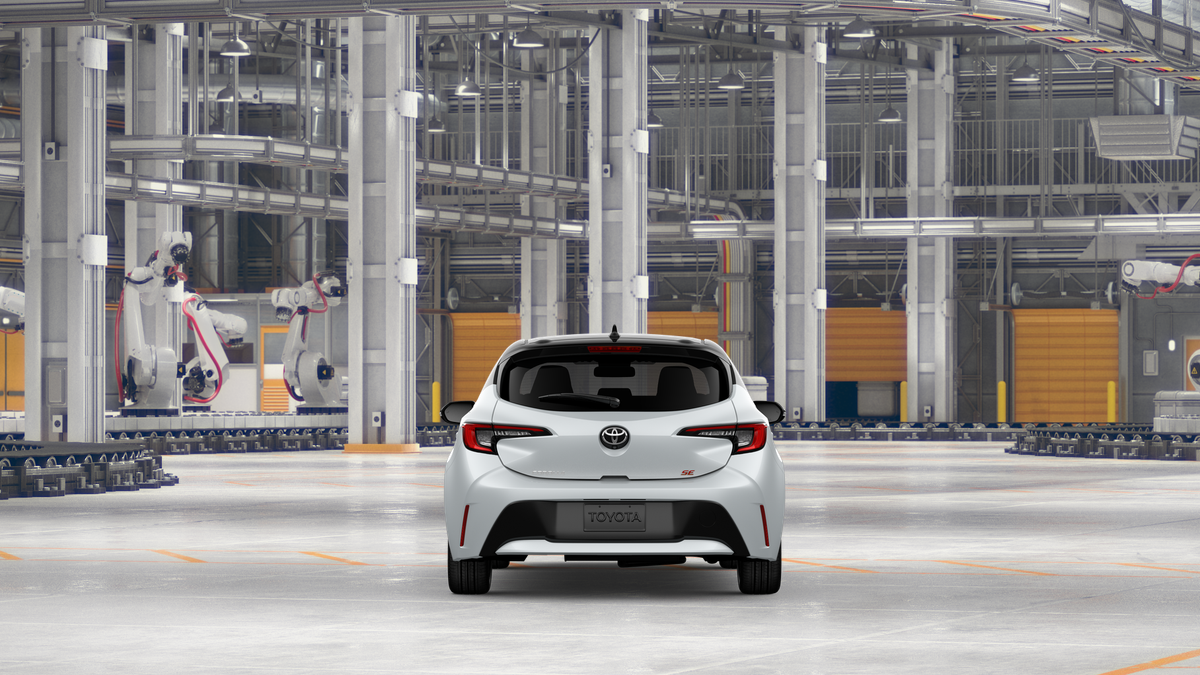 New 2027 Wind Chill Pearl with Black roof Toyota SE image 8