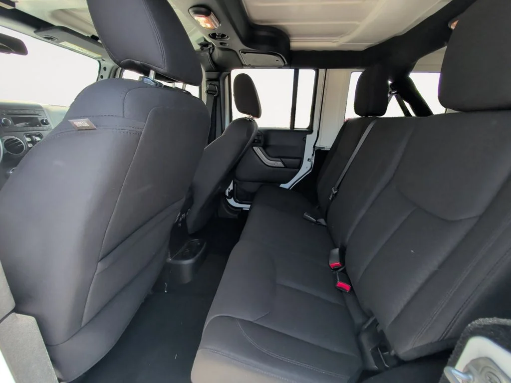 Used 2015 White Jeep Unlimited Sport image 13