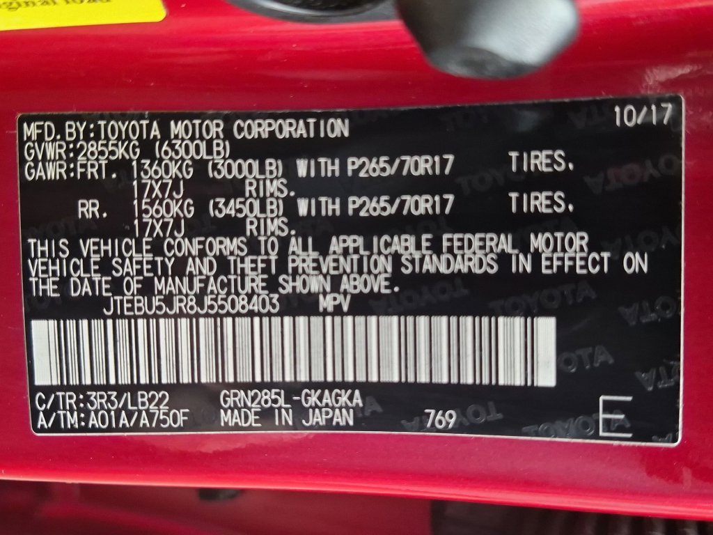 Used 2018 Red Toyota SR5 Premium image 32