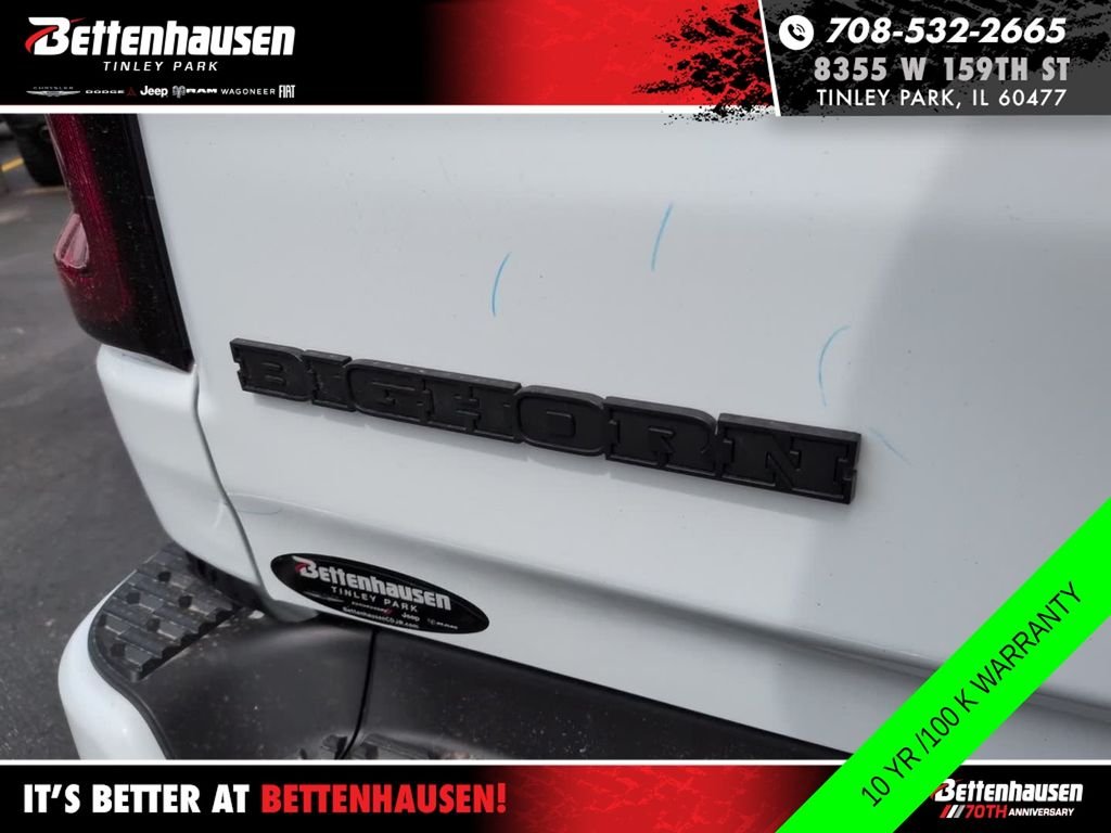 New 2026 Bright White Clear-Coat Exterior Paint RAM Big Horn/Lone Star image 9
