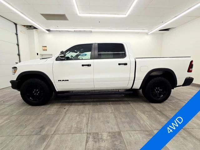 Used 2021 Bright White Clearcoat Ram Rebel image 2