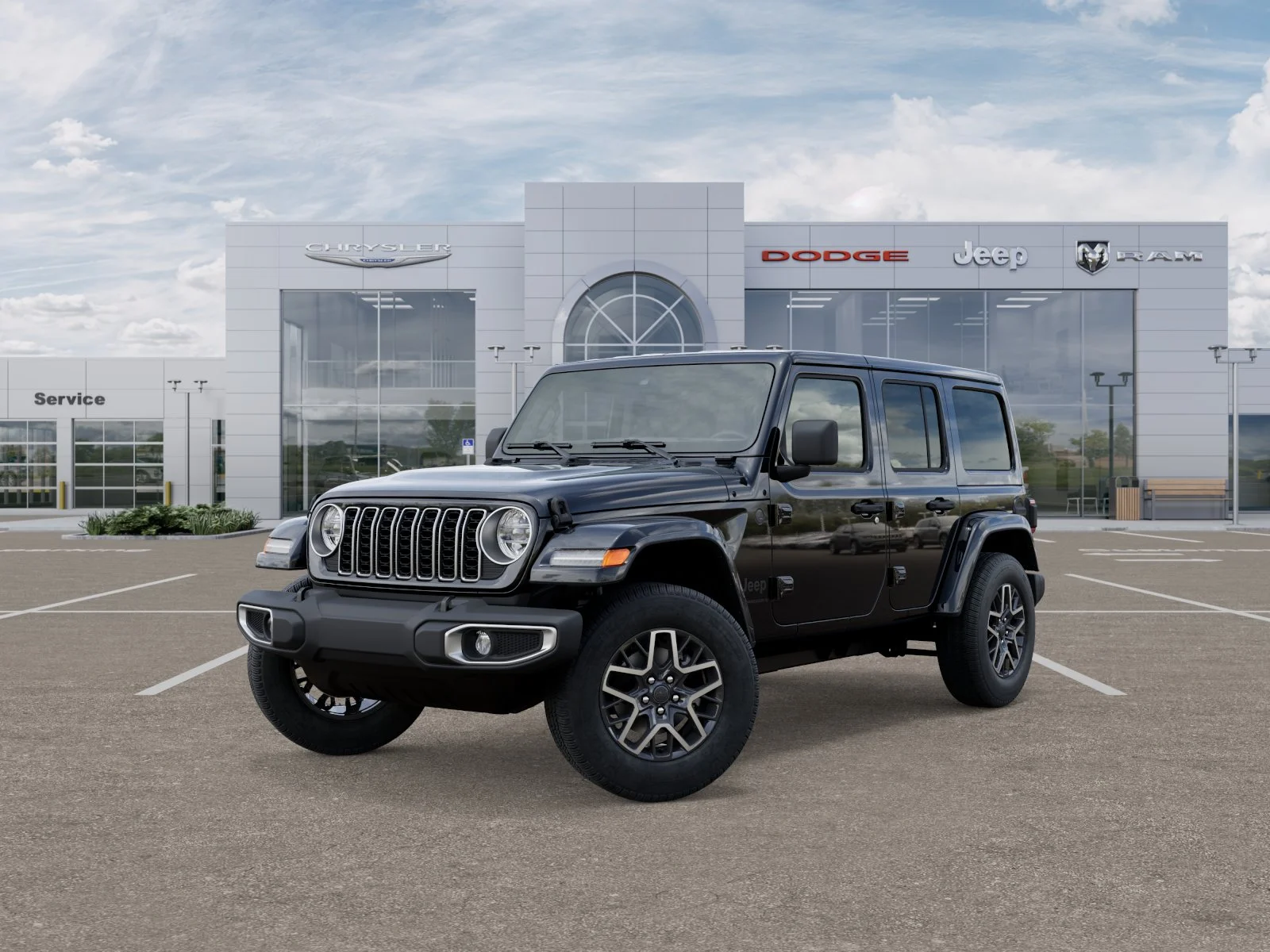 New 2025 Black Clear-Coat Exterior Paint Jeep Sahara image 28