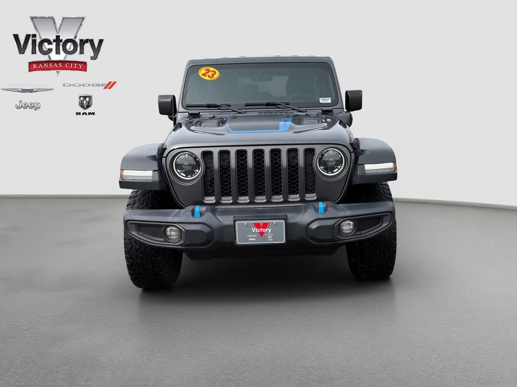 Used 2023 Jeep Wrangler 4xe Rubicon 4XE with VIN 1C4JJXR65PW586445 for sale in Kansas City