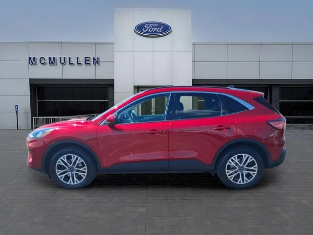 Certified Used 2021 Red Metallic Ford SEL image 8
