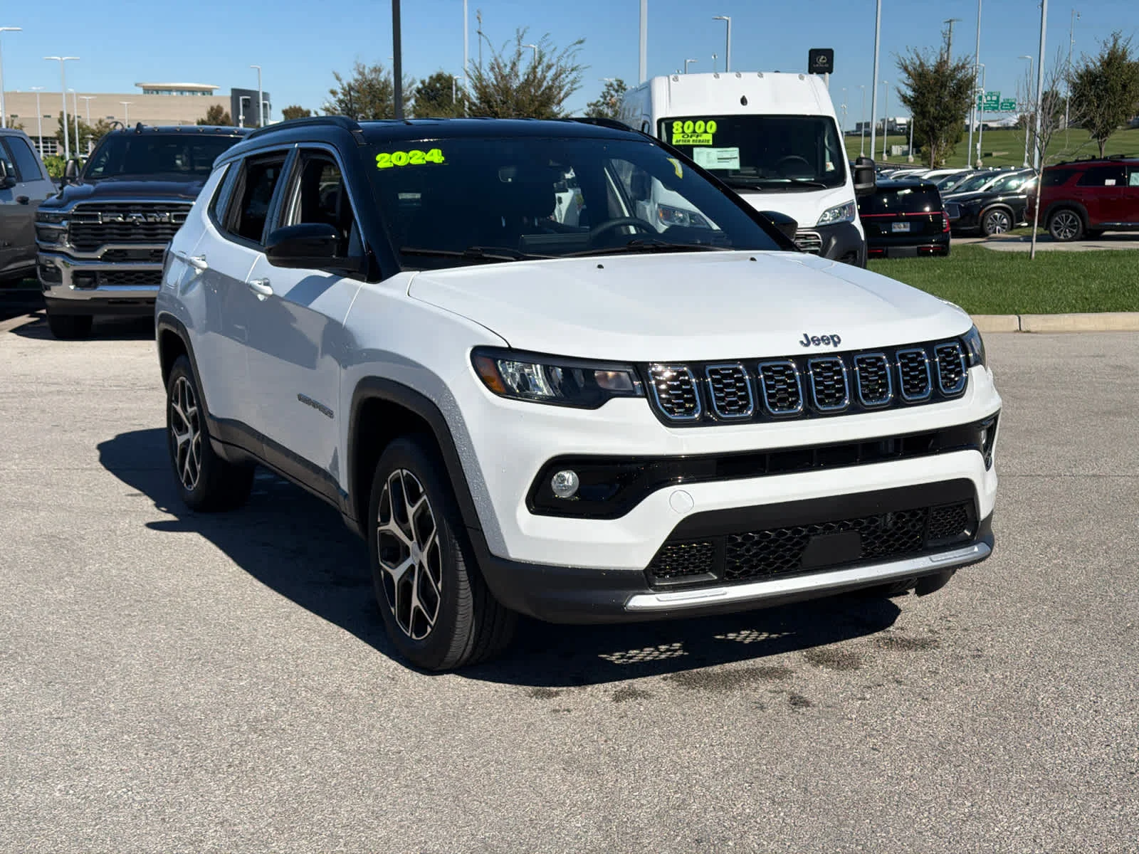Used 2024 Jeep Compass Limited with VIN 3C4NJDCN1RT160065 for sale in Kansas City