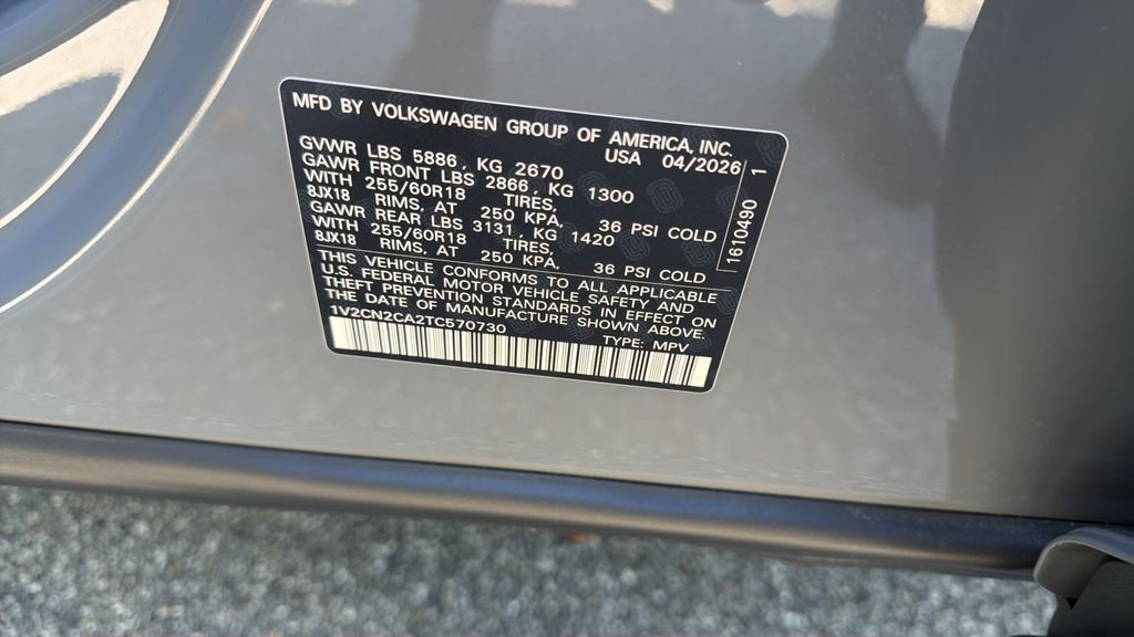 New 2026 Pure Gray Volkswagen Peak Edition image 37