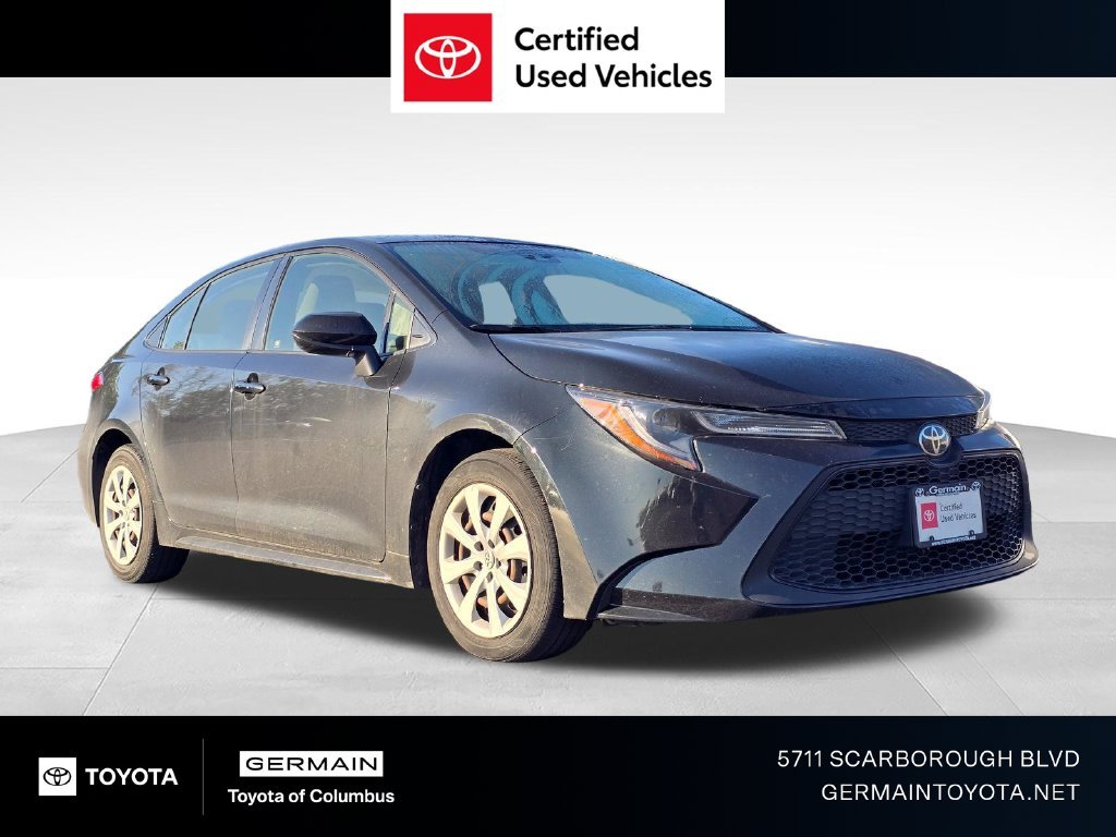 Used 2020 Black Toyota LE image 1