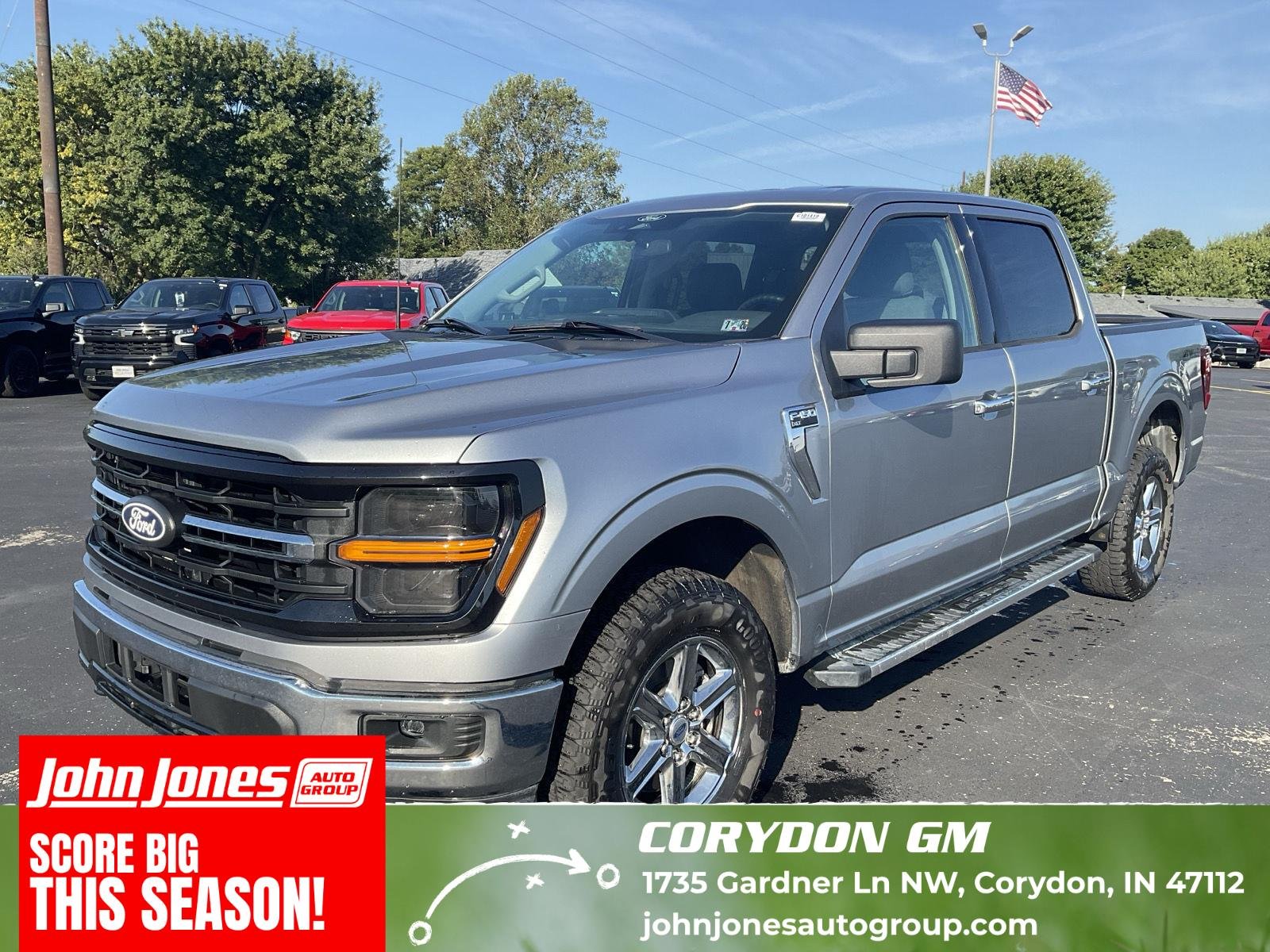 Used 2025 Iconic Silver Metallic Ford XLT image 1