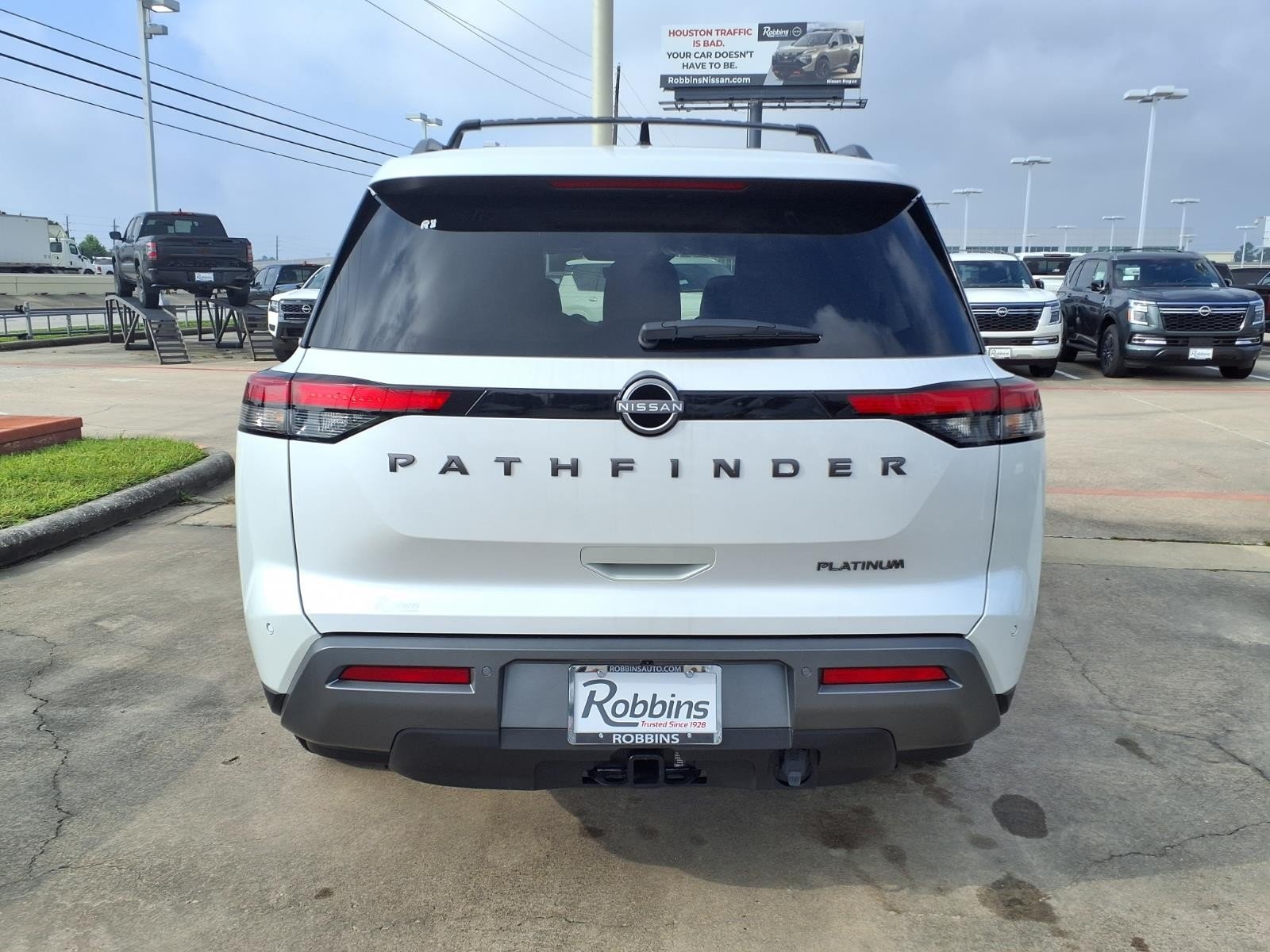 2026 Nissan Pathfinder Platinum White at Robbins Nissan