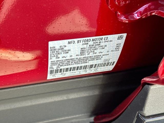 New 2026 Rapid Red Metallic Tinted Clearcoat Ford ST-Line image 58