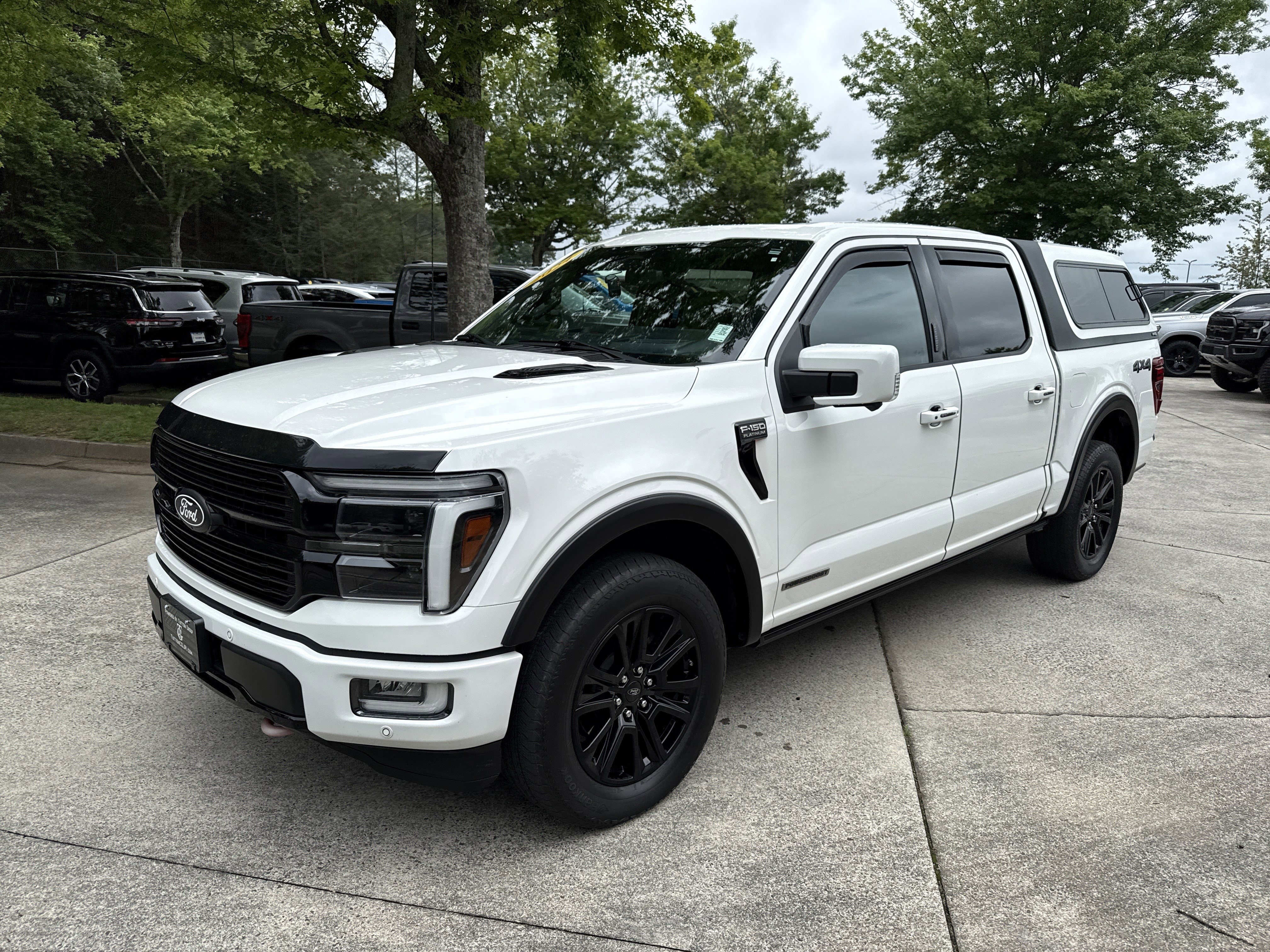 Used 2024 White Metallic Ford Platinum image 3
