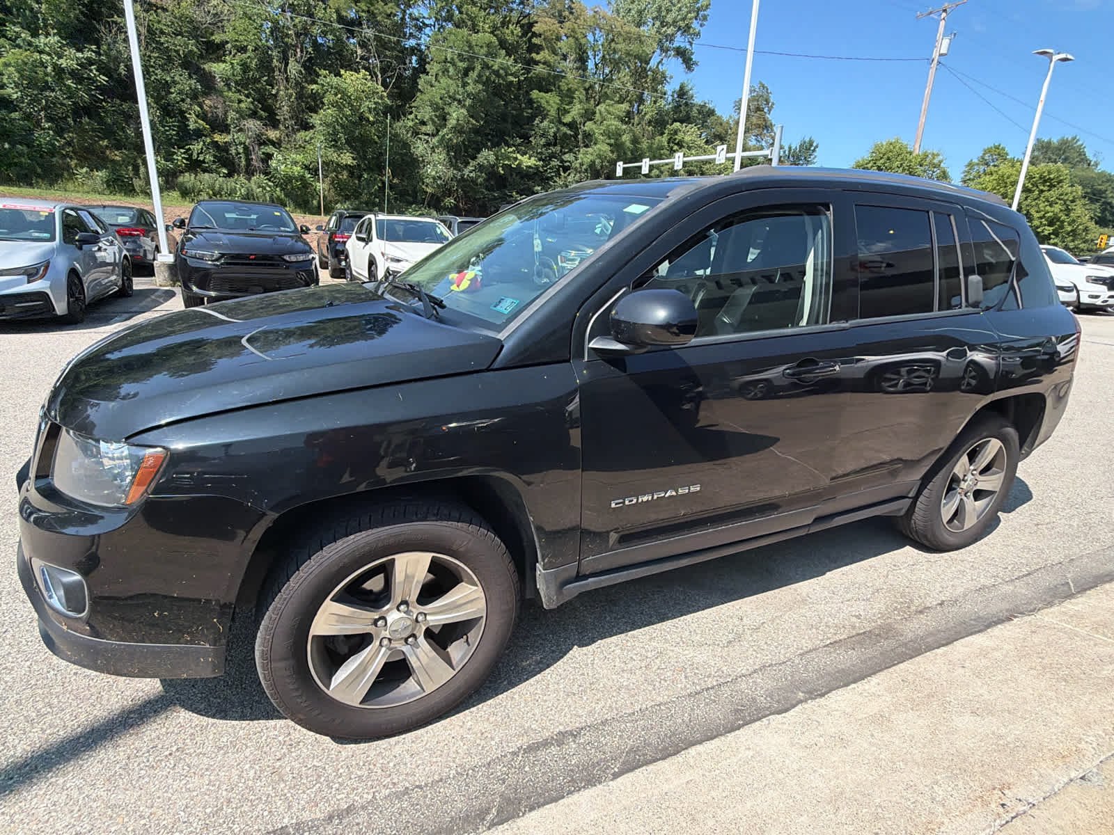 Used 2017 Jeep Compass High Altitude with VIN 1C4NJDEB5HD190242 for sale in Monroeville, PA