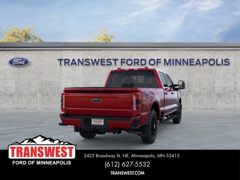 New 2026 Ruby Red Metallic Tinted Clearcoat Ford F-350® Lariat® image 8