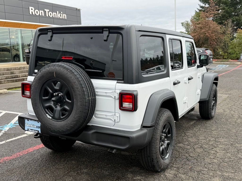 New 2026 Bright White Clear-Coat Exterior Paint Jeep Sport image 8