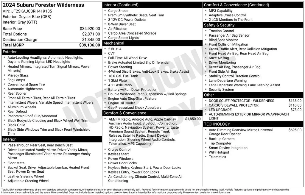 Used 2024 Blue Subaru Wilderness image 10