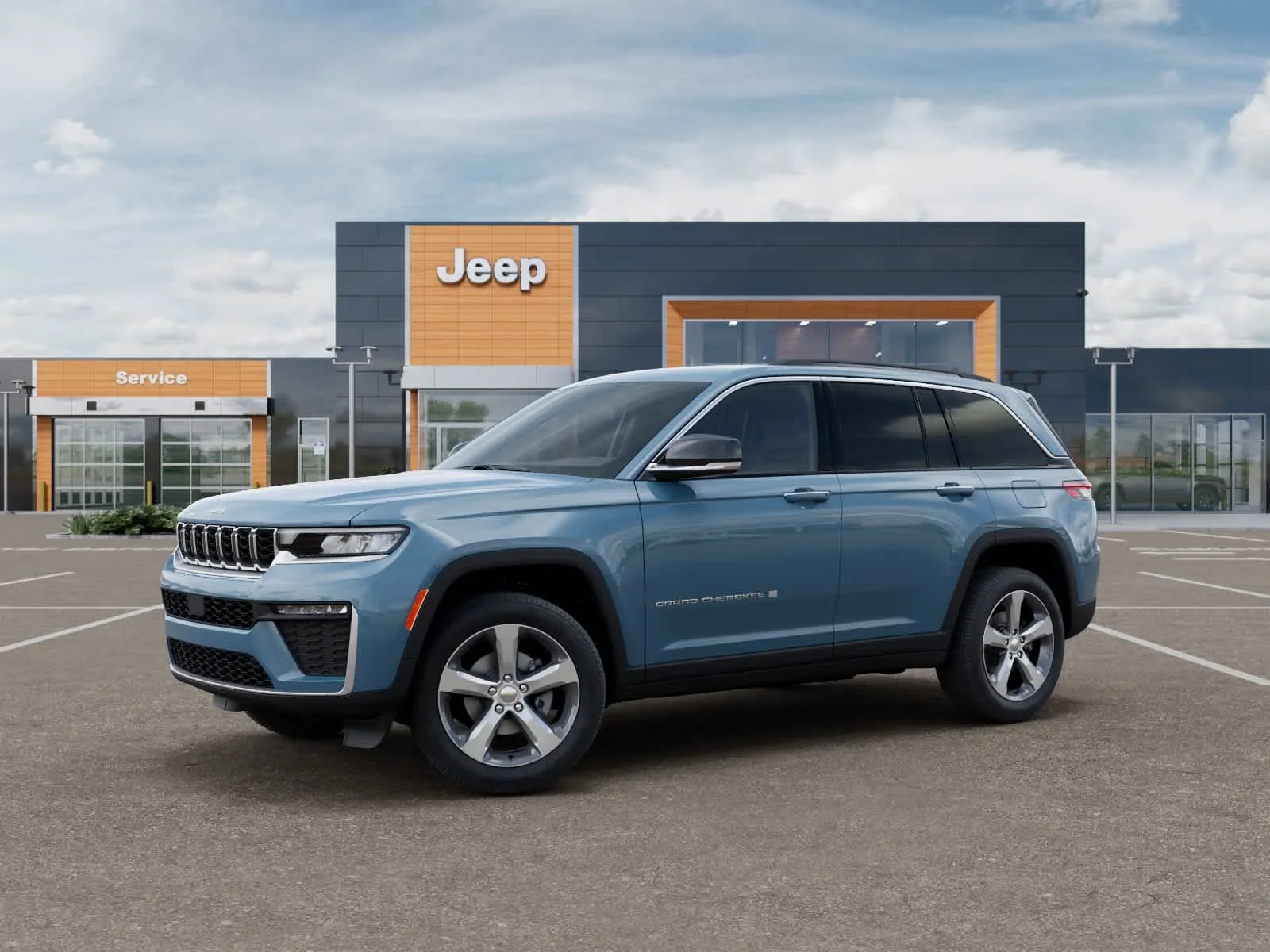 New 2026 Steel Blue Jeep Limited image 2