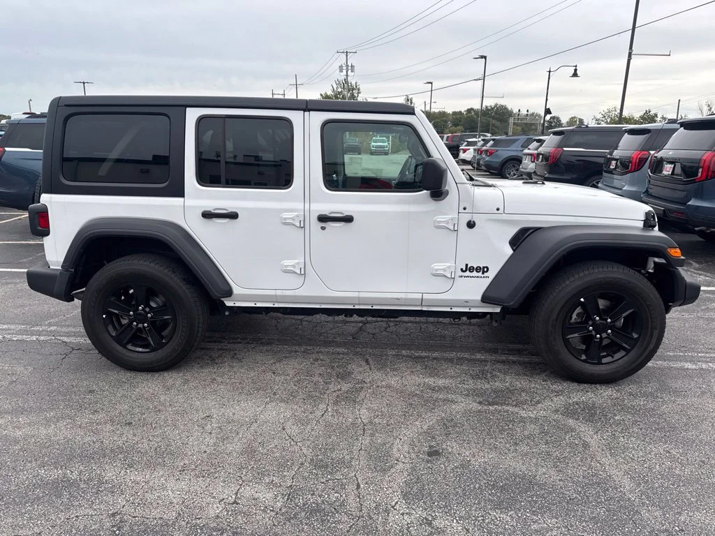 Certified Used 2023 Bright White Clearcoat Jeep Sport image 9