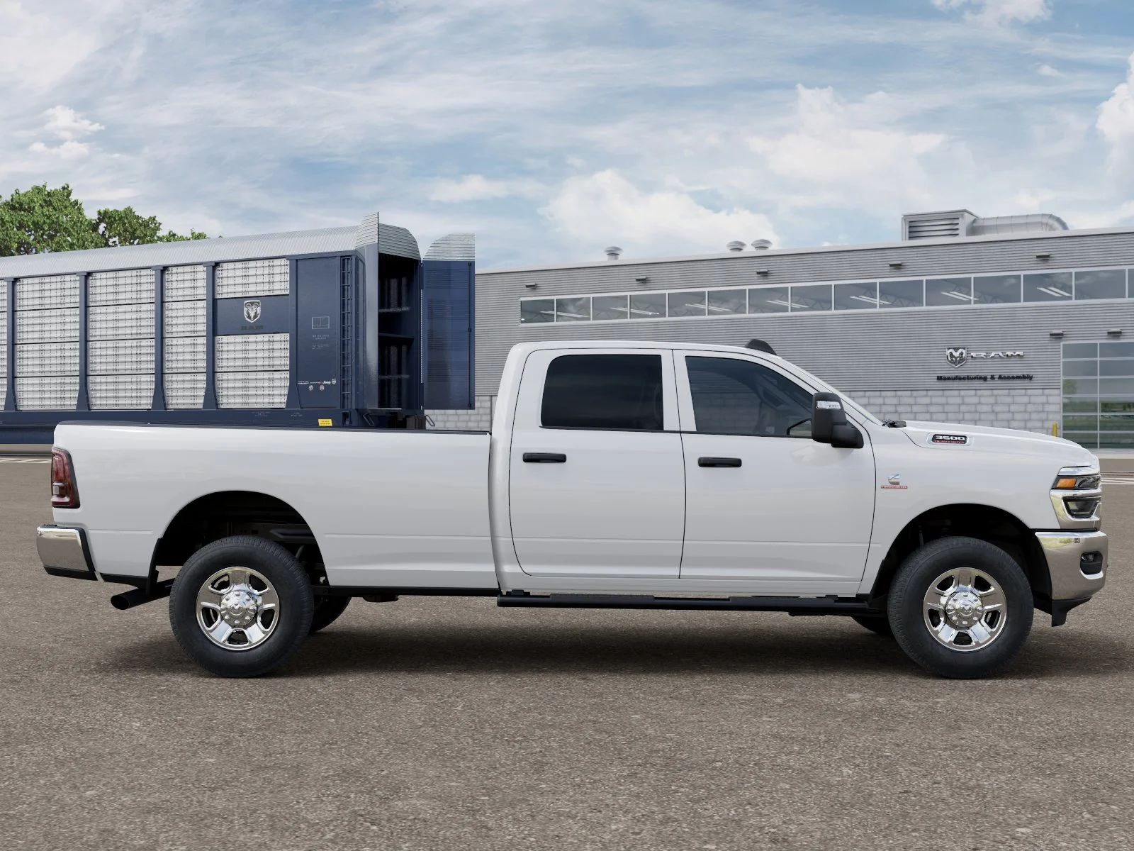 New 2027 Bright White Clear-Coat Exterior Paint RAM Tradesman image 13