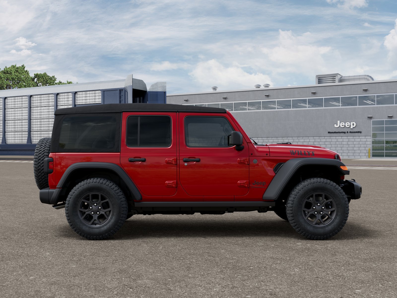 New 2027 Firecracker Red Clearcoat Jeep Willys image 12