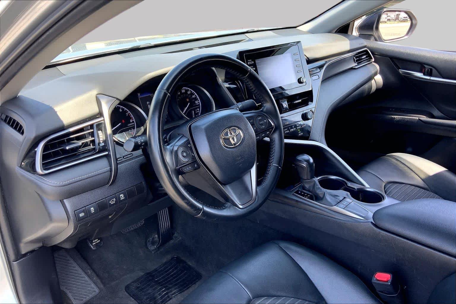 Used 2022 Celestial Silver Metallic Toyota SE image 17