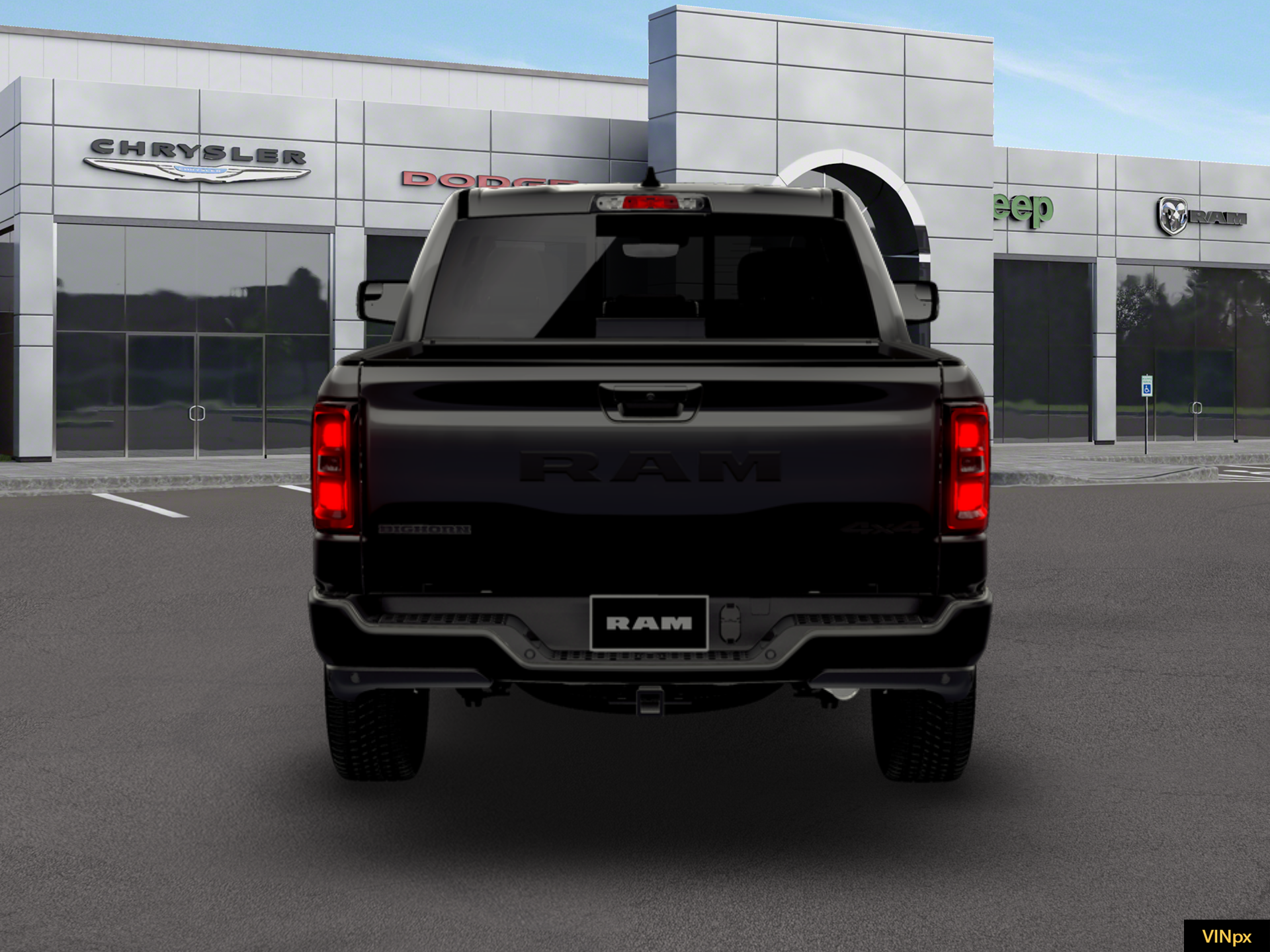 New 2026 Diamond Black Crystal Pearl-Coat Exterior Paint RAM  image 6