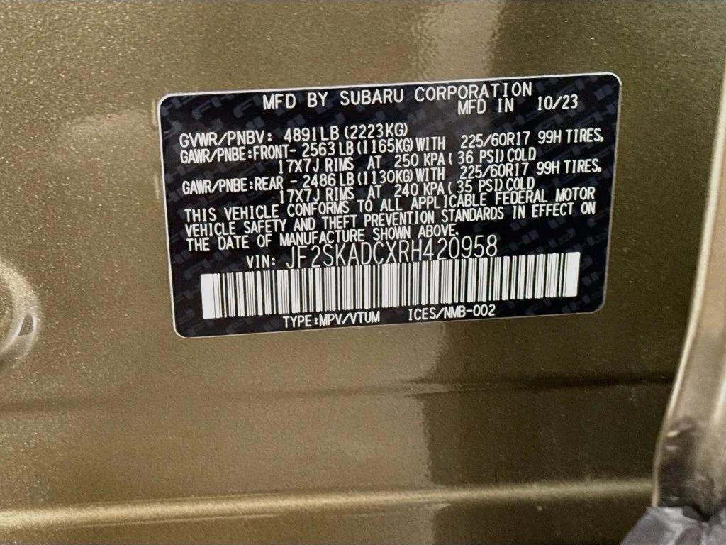 Used 2024 Brown Subaru Premium image 43