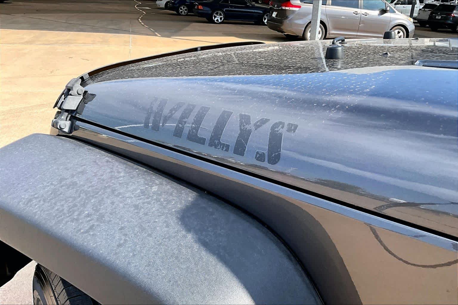 Used 2017 Granite Crystal Metallic Clearcoat Jeep Willys Wheeler image 30