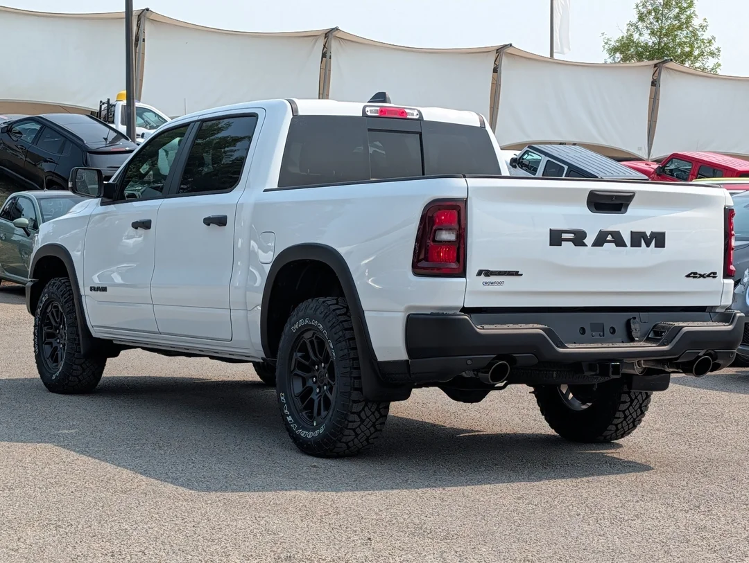 New 2026 White RAM Rebel - - 4x4 - Hurricane Twin Turbo - Rebel Level 1 Equip Grp & More! image 6