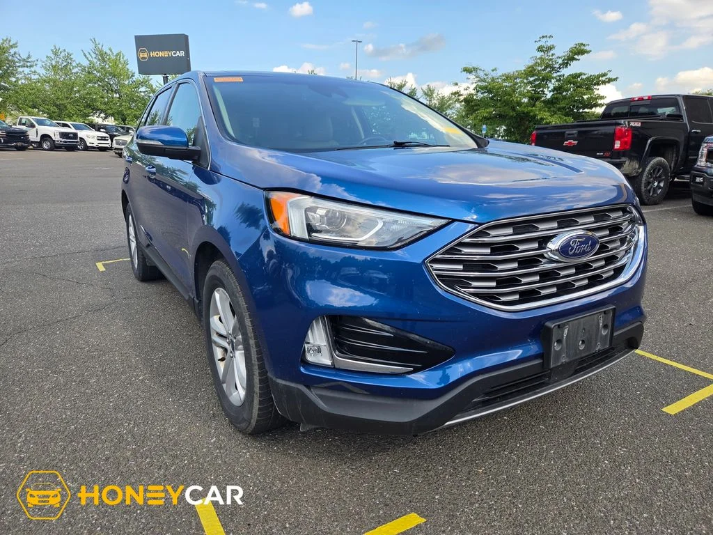 Used 2020 Blue Ford SEL image 1