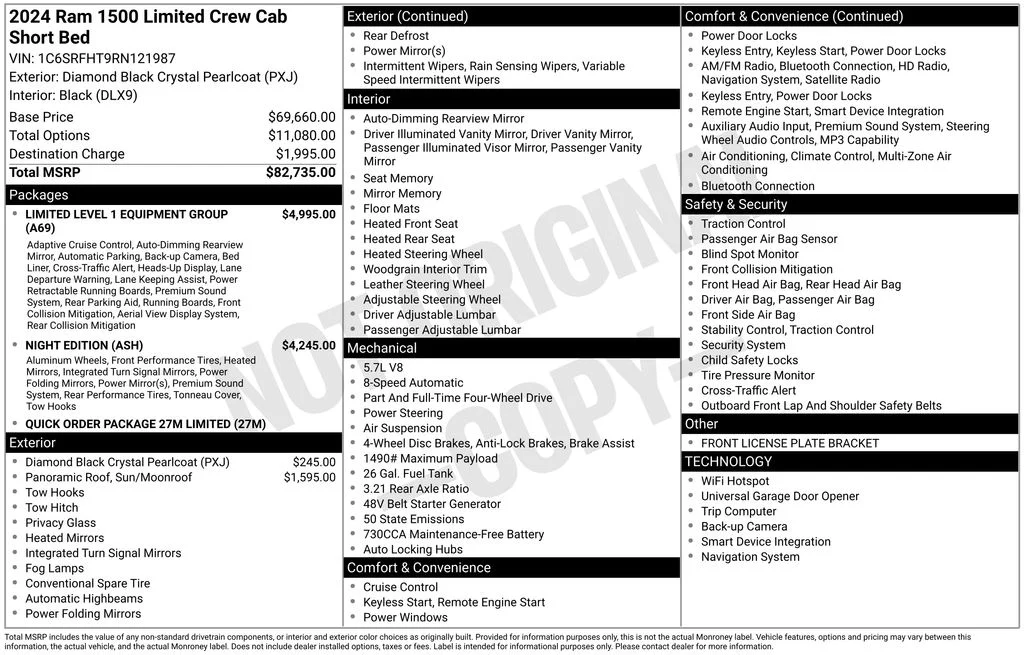 Certified Used 2024 Black Ram Limited image 29