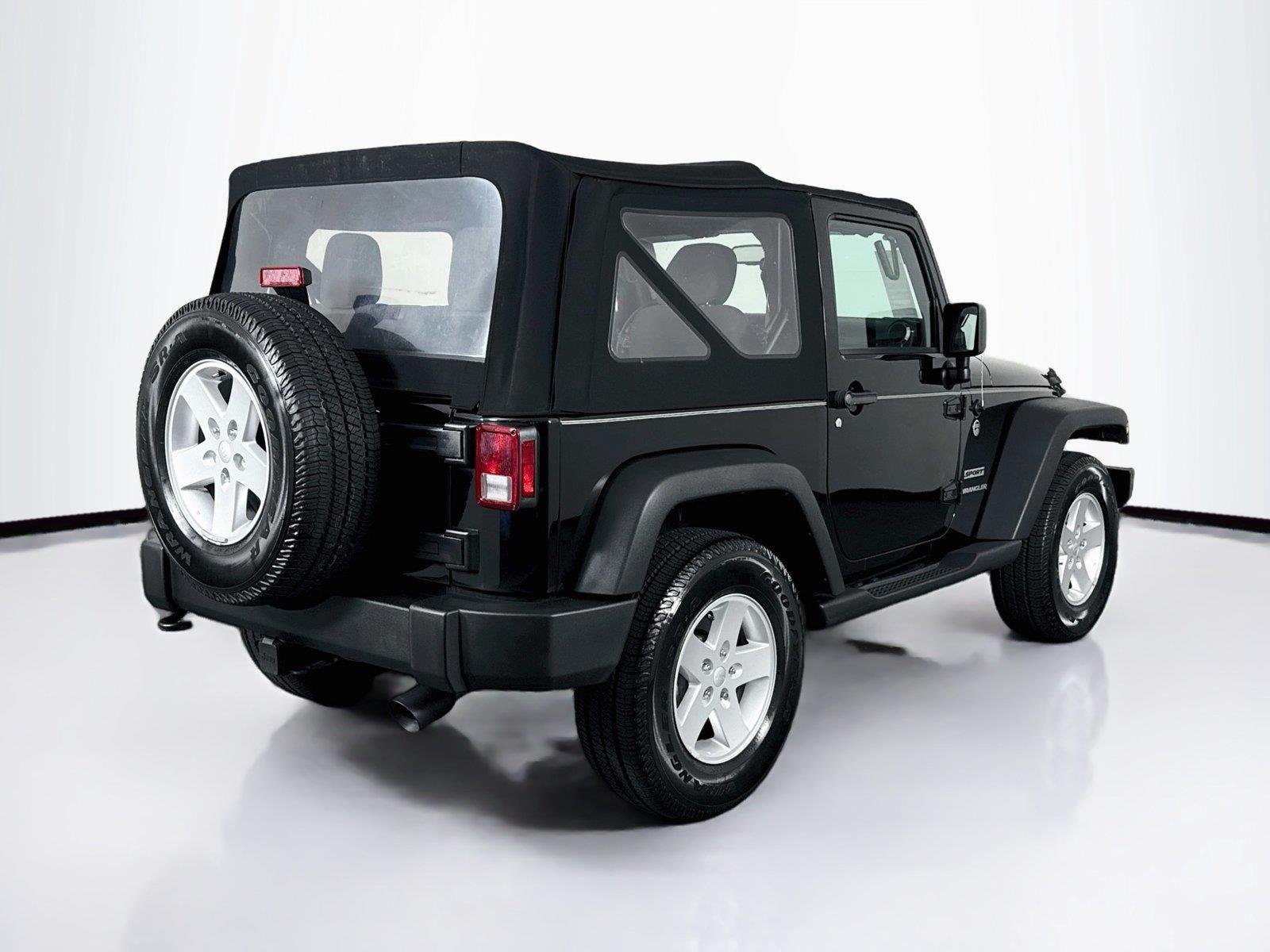 Used 2017 Black Clearcoat Jeep Sport image 2