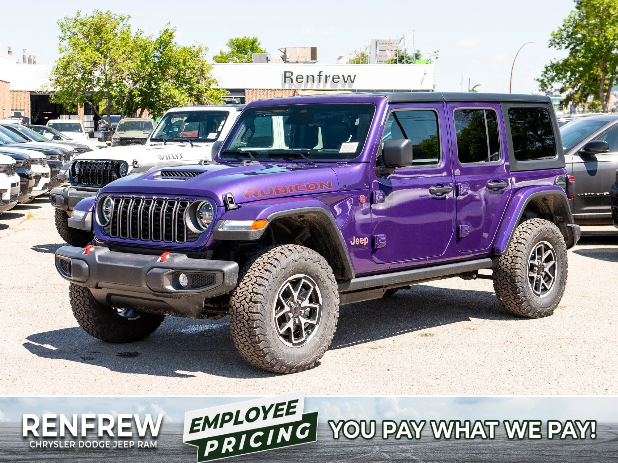 New 2026 reign Jeep Rubicon* 4 Door 4x4, Nappa Leather, Safety Group, Front/Rear Lockers image 1