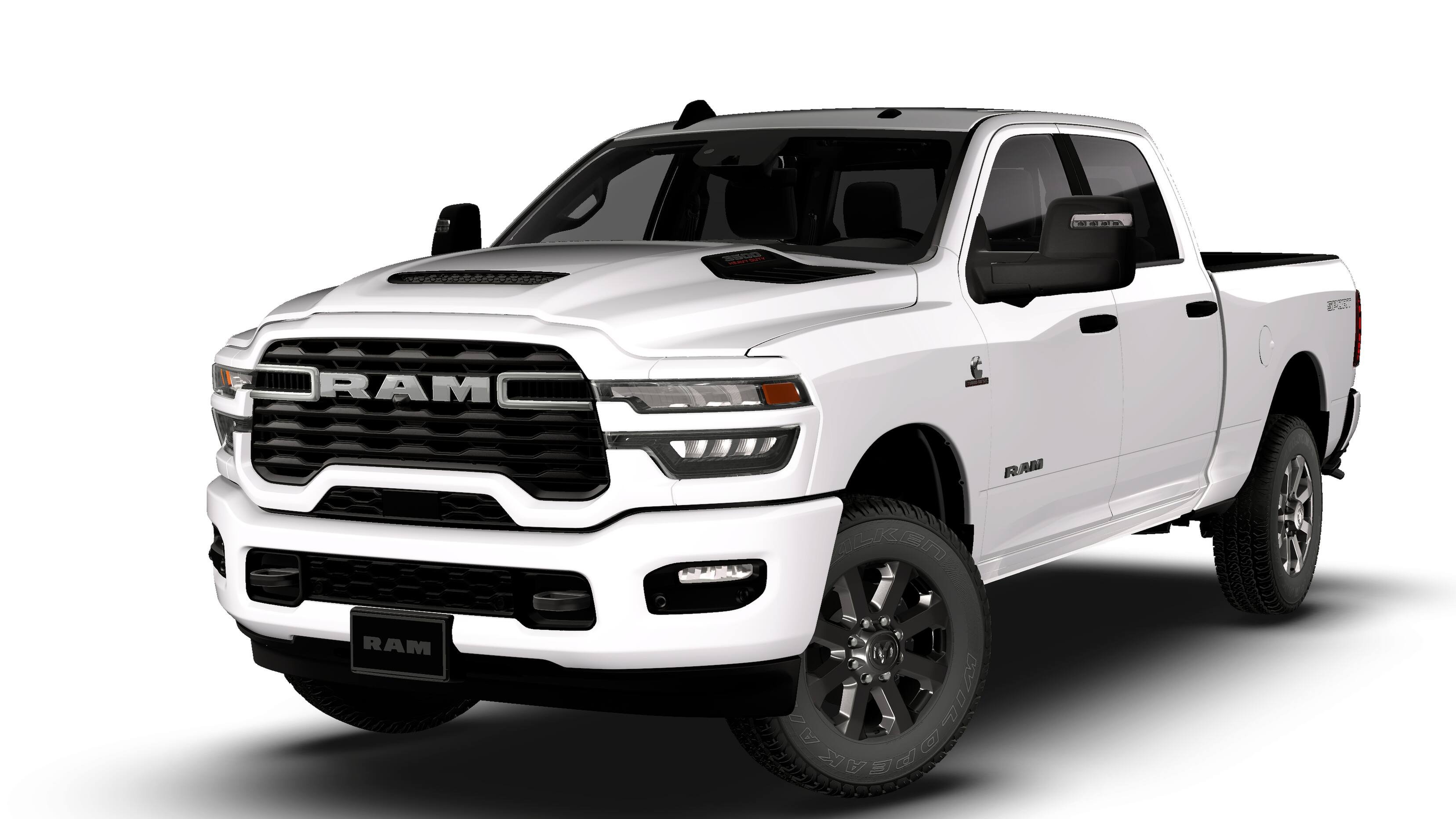 New 2026 Bright White Clear-Coat Exterior Paint RAM Big Horn image 13