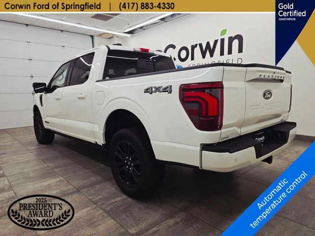 Certified Used 2025 Star White Ford Platinum image 4