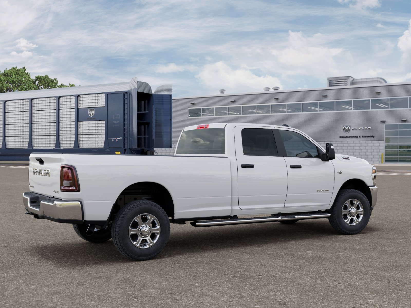 New 2027 Bright White Clear-Coat Exterior Paint RAM BIG HORN image 2