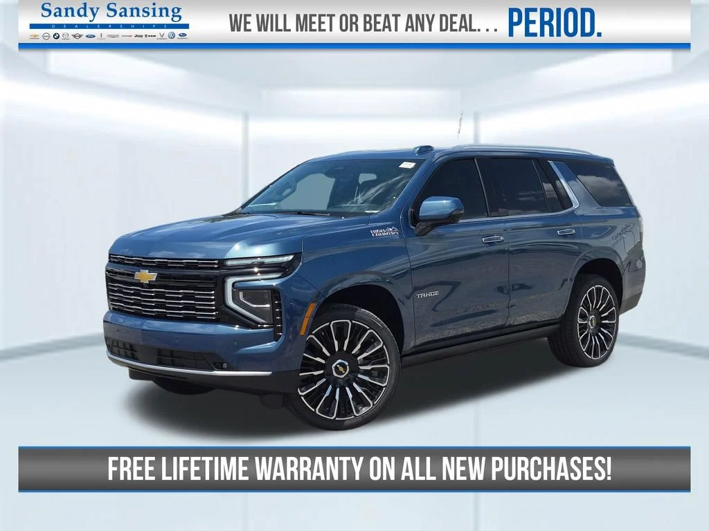 New 2026 Lakeshore Blue Metallic Chevrolet High Country image 1