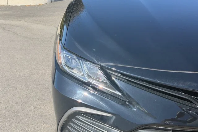 Used 2021 Blue Toyota Hybrid LE image 4