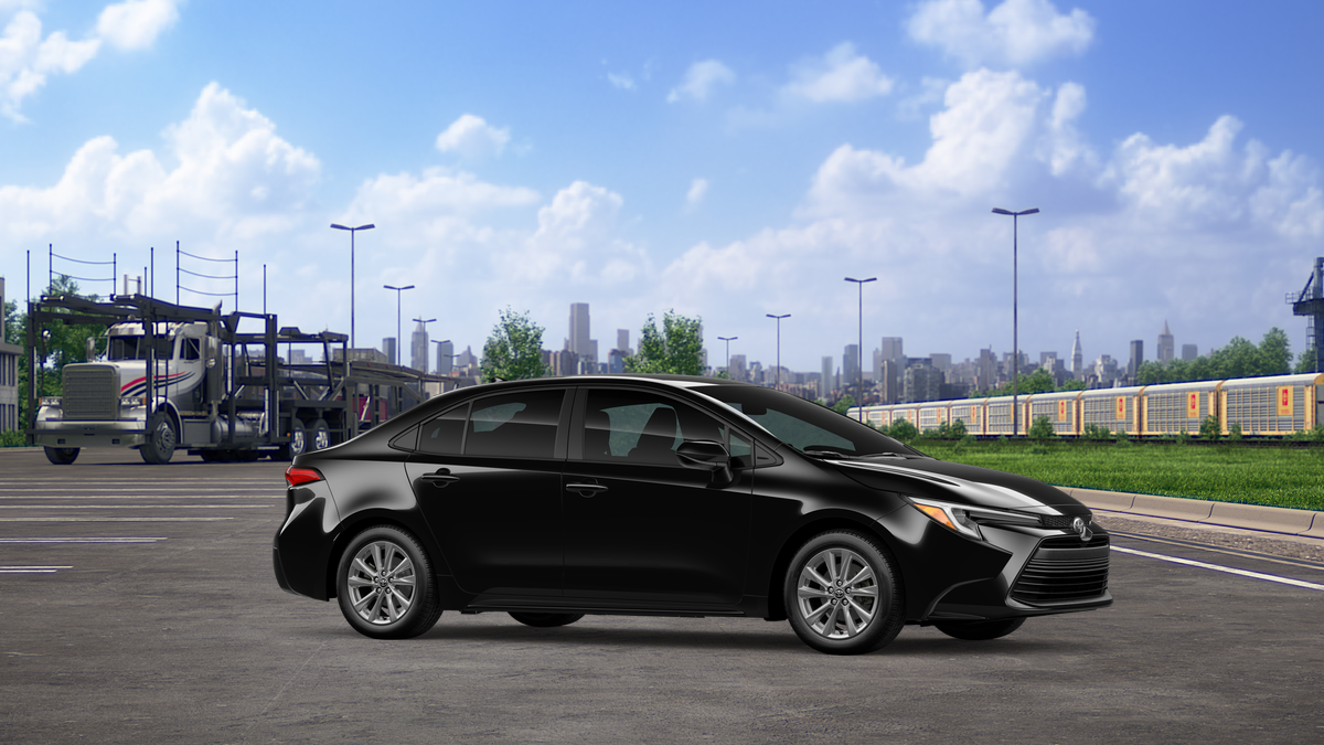New 2026 Midnight Black Metallic Toyota Hybrid LE image 13