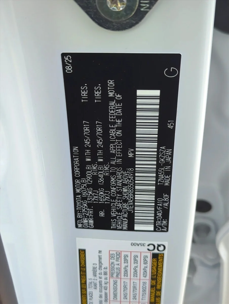 Used 2025 Ice Cap Toyota SR5 image 27