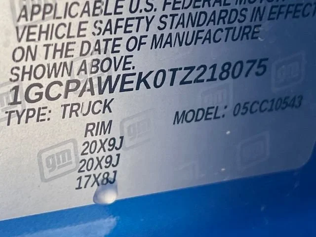 Used 2026 Riptide Blue Metallic Chevrolet RST image 15