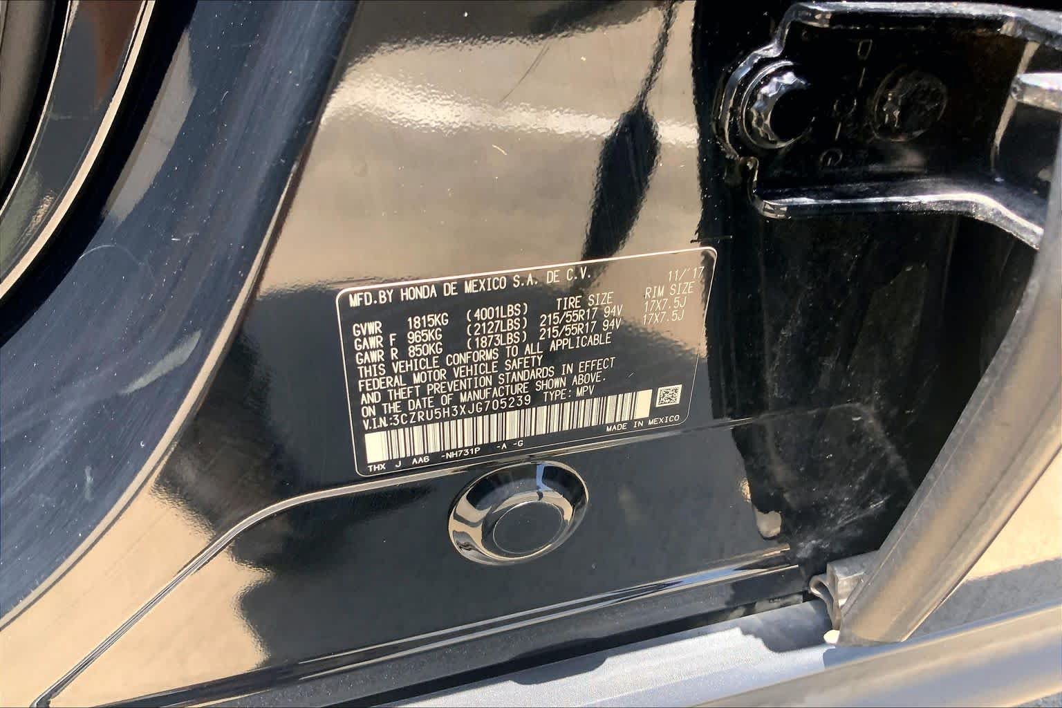 Used 2018 Crystal Black Pearl Honda LX image 30